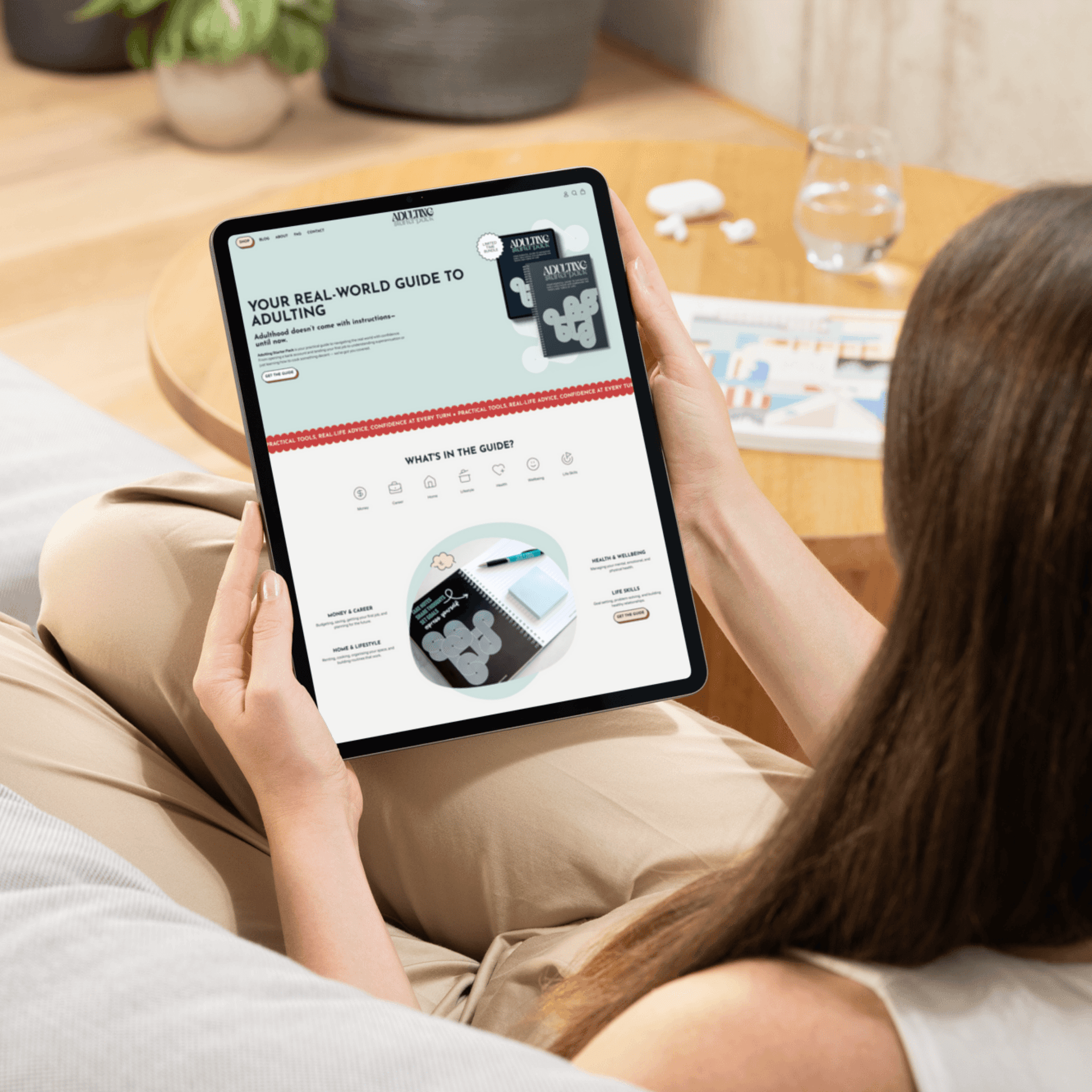 Smart Shopify & Klaviyo setup for life-skills guide brand Adulting Starter Pack