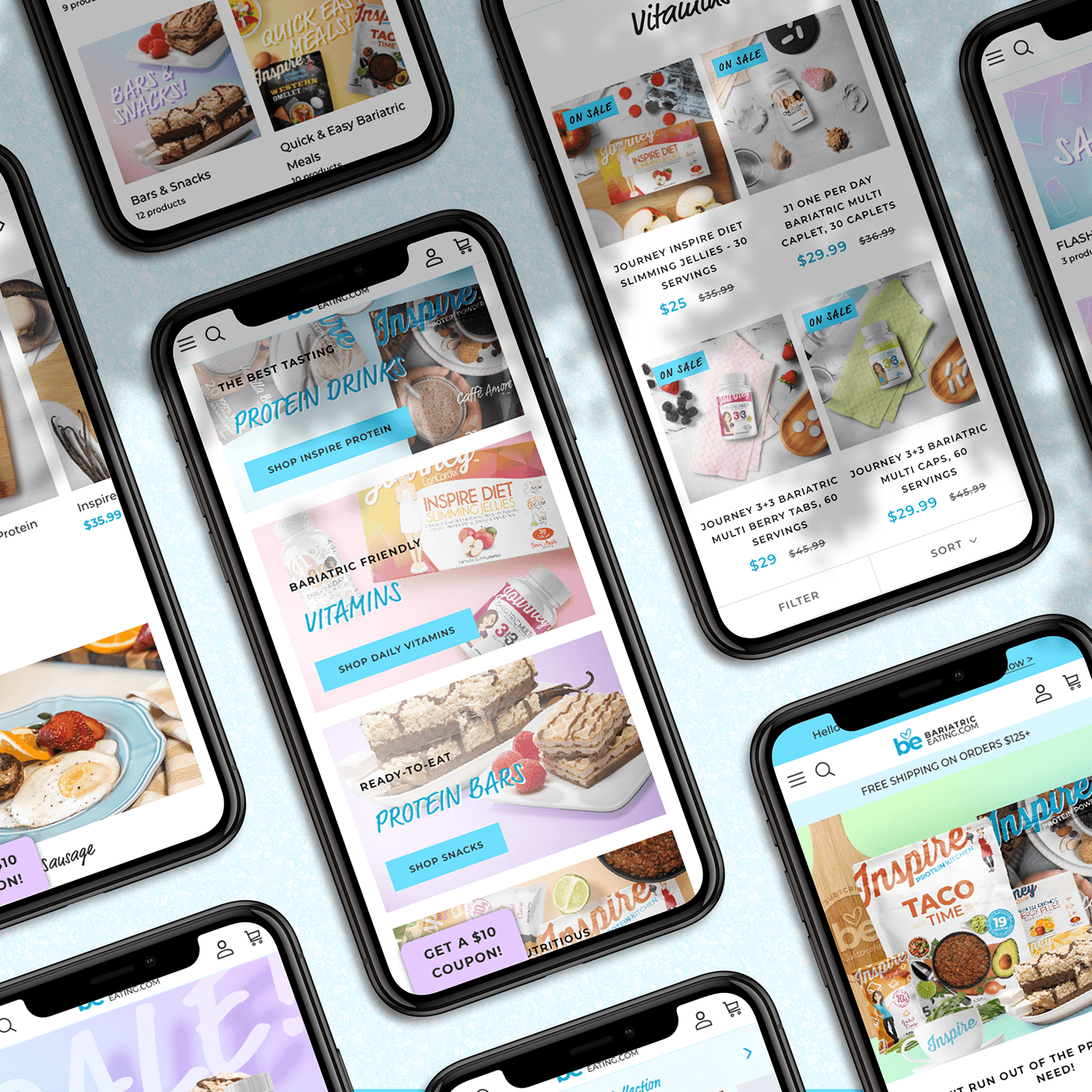 Shopify 2.0 design upgrade for US bariatric eCommerce brand